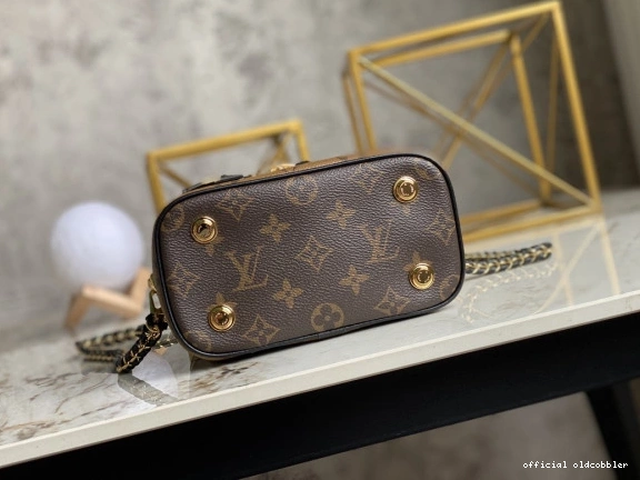 Official oldcobbler VUITTON VANITY PM LOUIS 0718